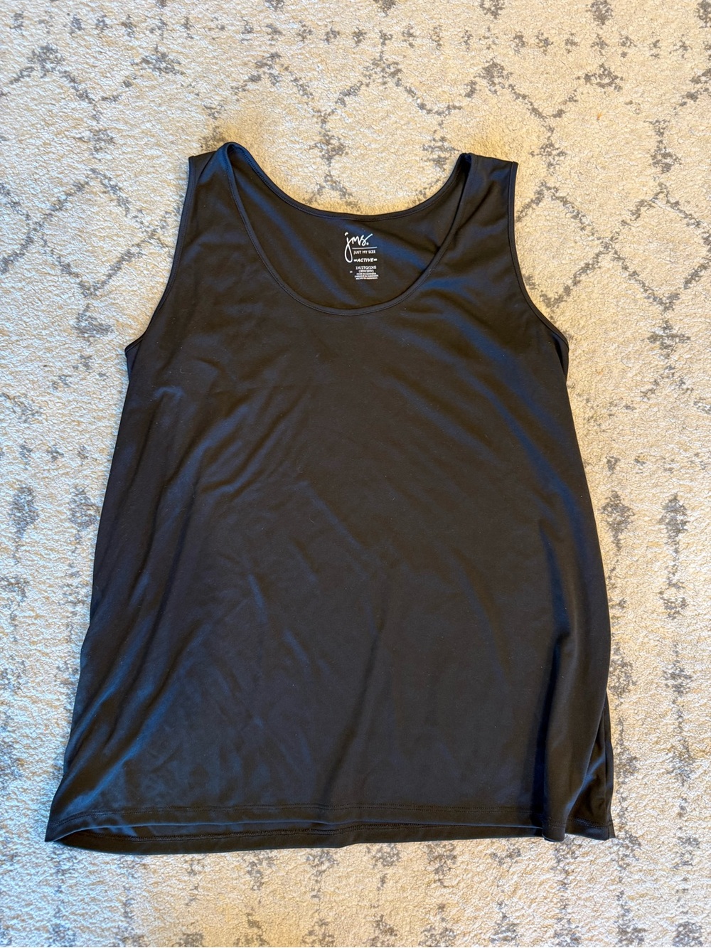 JMS Black Scoop Neck Tank Top